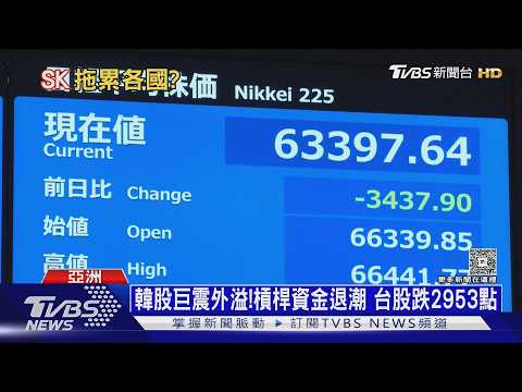 創史上最慘紀錄! 台股血洗2953點 外界揭恐慌源頭「是這類股」｜十點不一樣20260717 @TVBSNEWS01
