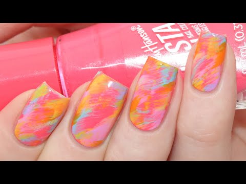 DRY BRUSH NAIL ART TUTORIAL