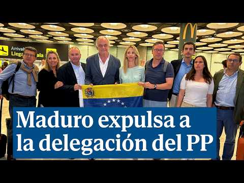 La delegación del PP es expulsada de Venezuela