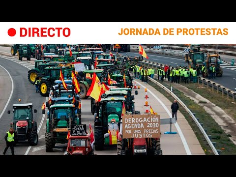 PROTESTAS: Los AGRICULTORES BLOQUEAN pasos FRONTERIZOS entre ESPAÑA y FRANCIA | RTVE
