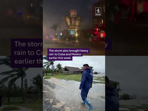 Hurricane Helene hits Florida