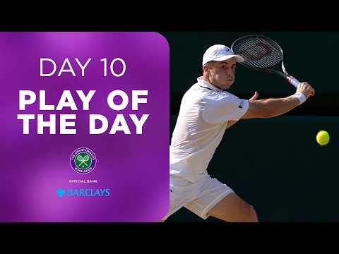 Arthur Fery's BRILLIANT improvisation 😍 | Barclays Play of the Day | Day Ten | Wimbledon 2026