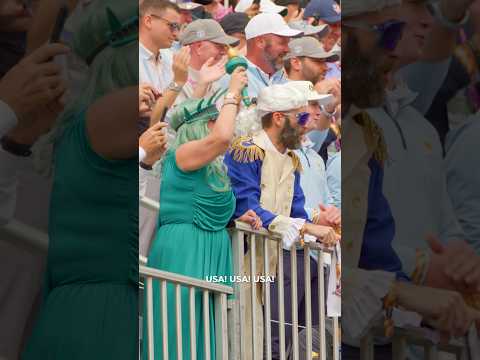 Presidents Cup crowd understood the assignment this week 🗣️ @FAGEUSA