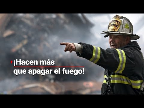 Carrera vertical de Bomberos: suben 56 pisos, con 25 kilos de carga, en menos de 20 minutos