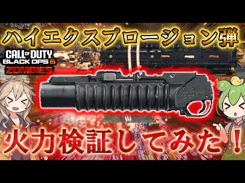 【シタデル デ モール】「ハイエクスプロージョン弾 火力検証してみた！」【ゾンビ】【情報共有】Call of Duty®:Black Ops 6【Citadelle Des Morts】【BO6】