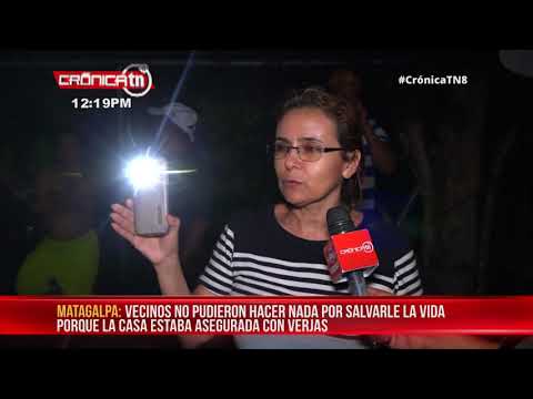 Matagalpa: Maestro muere calcinado por incendio en su hogar - Nicaragua