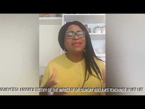OGHENETEGA ADOGBEJI TESTIFY OF THE DSA's TEACHINGS IMPACT IN HER LIFE. TESTIMONIALS ABOUT DSA.