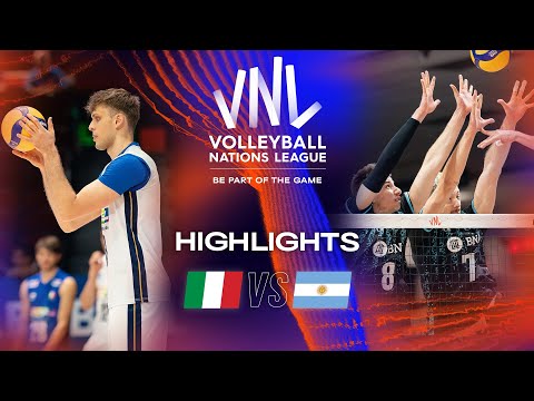 🇮🇹 ITA vs. 🇦🇷 ARG - Highlights Week 1 | Men's VNL 2023