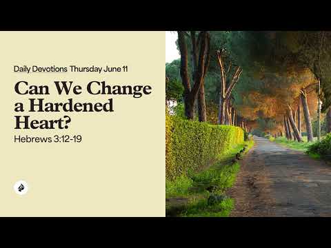 Can We Change a Hardened Heart? β Daily Devotional