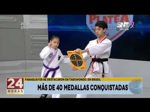 ¡Taekwondistas paraguayos se destacaron en Brasil!