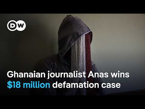 Why did Ghanaian journalist Anas file his defamation lawsuit to the US? | DW News