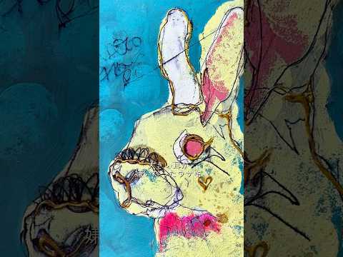 聞こえすぎるキミへ #物語のある絵画 title:大きい耳か嫌いだったウサギ