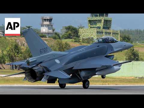 Taiwan receives first two of 66 new F-16V fighter jets from US