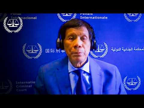 Duterte case: Second status conference -  ENGLISH