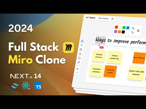 Build a Real-Time Miro Clone With Nextjs, React, Tailwind (2024)