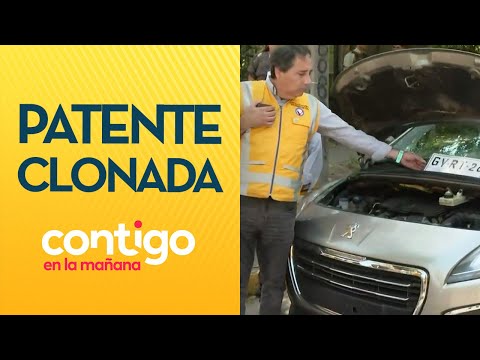 CONDUCTOR DETENIDO: Descubren auto con patente clonada en Peñalolén - Contigo en la Mañana