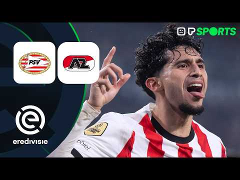PSV houdt in extremis de drie punten thuis - Samenvatting: PSV - AZ