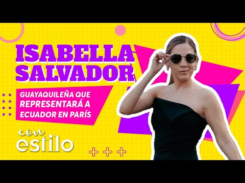 Isabella Salvador representará a Ecuador en #ParisFashionWeek2024 ? | Con Estilo | Ecuavisa