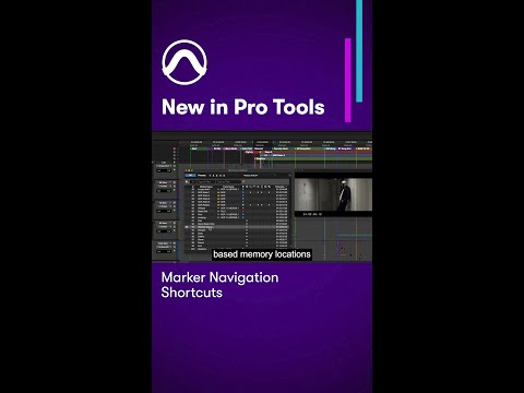 Marker and Memory Locations enhancements in  Pro Tools — Marker Navigation  Shortcuts