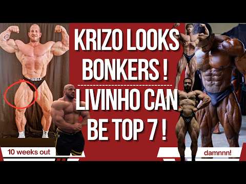Michal Krizo's quads are getting big like crazy + Big Ramy was a monster + Livinho is underrated af