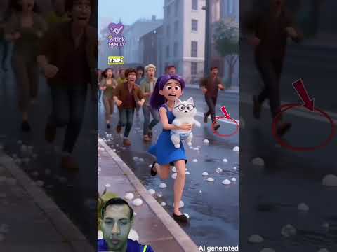 Mobilmya berlubang karna salju #kucing #shorts