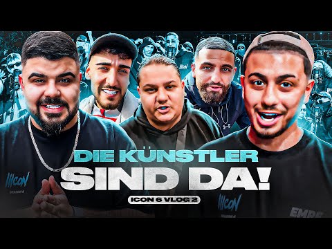 ICON 6 KÜNSTLER SEHEN SICH ZUM 1. MAL 🤯 ICON 6 | EP. 1 | VLOG 2