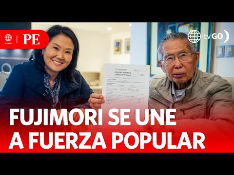 Alberto Fujimori suscribió su afiliación al partido de Fuerza Popular