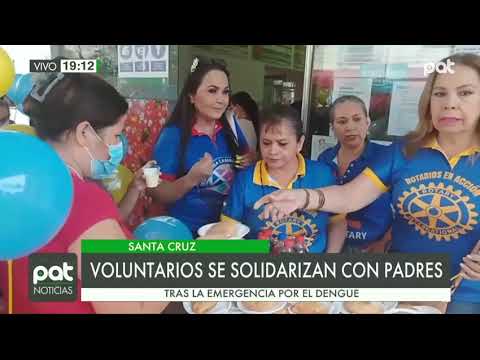 Dengue: ciudadanos se solidarizan entregando comida a padres en los hospitales