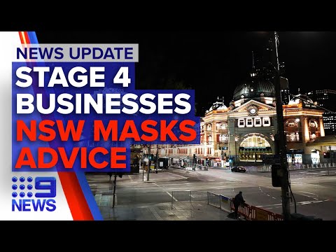 Update: Victoria stage four business restrictions revealed, NSW masks advice | 9 News Australia