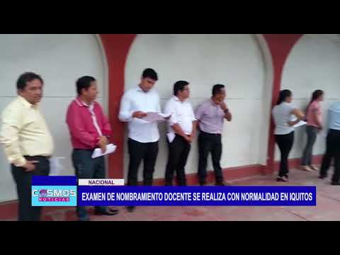 Iquitos: Examen de nombramiento docente se realiza con normalidad en Iquitos