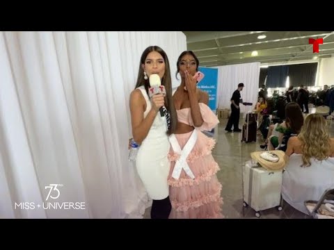 Miss Venezuela habla sobre maquillaje en el Miss-Crófono | Telemundo Entretenimiento