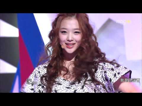 [LIVE 中字]110423 MBC Show! Music Core f(x) - Pinocchio(Danger) [Come Back Stage]