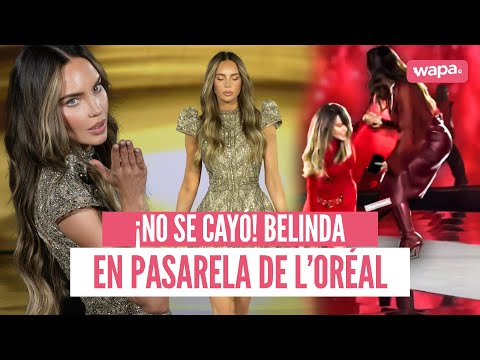 ¡REGRESO TRIUNFAL! Belinda deslumbra en pasarela de L’Oréal