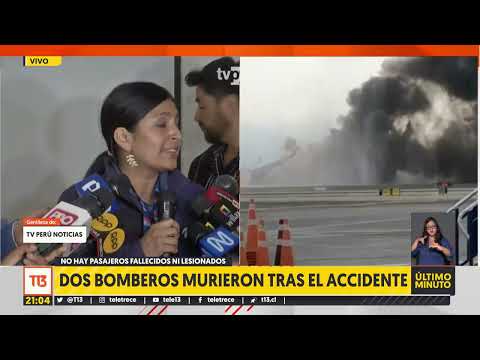 Impactante accidente de avión Latam en Lima