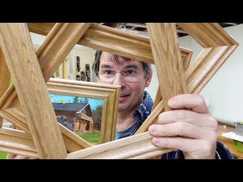 Picture frames: Tilting router lift, hot glue