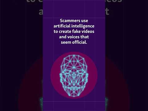Scammers use artificial intelligence to create fake videos and voices that seem official