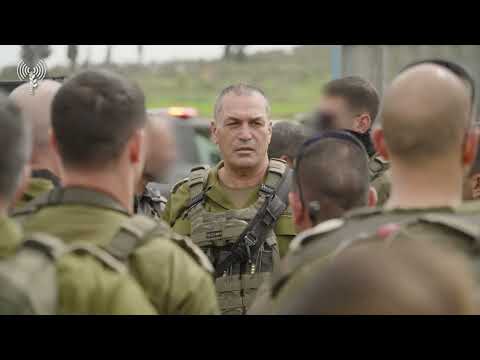 הרמטכ״ל, רב אלוף אייל זמיר, ביקר בפיקוד המרכז עם מפקד פיקוד המרכז, אלוף אבי בלוט