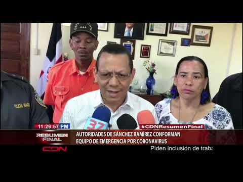 Autoridades de Sánchez Ramírez conforman equipo de emergencia por coronavirus