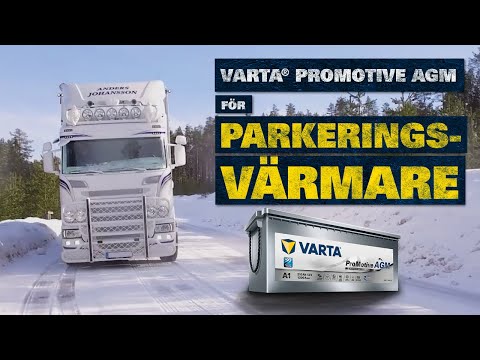 VARTA ProMotive AGM för parkeringsvärmare i lastbil | VARTA Fleet program