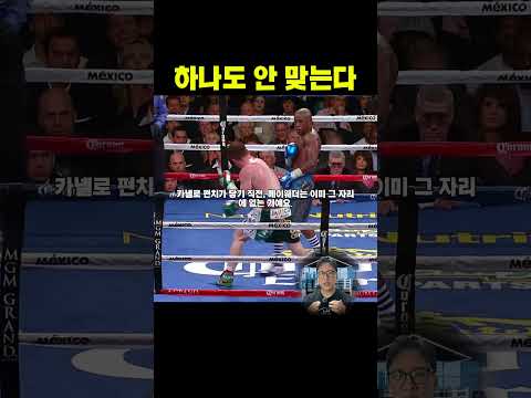 회피의 <strong>정석을</strong> 보여준 순간 #메이웨더 #카넬로 #복싱디펜스 #40대아재복서