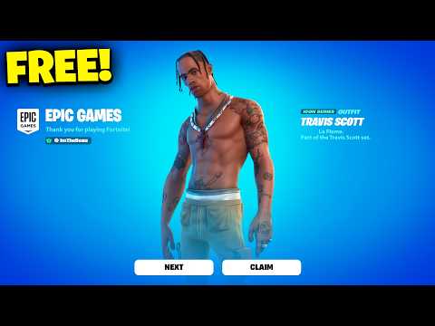 How to Get the TRAVIS SCOTT Skin for FREE in FORTNITE 2026!