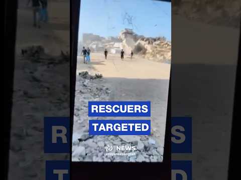 ‘Israeli’ strike hits civilian, rescuers in Gaza City
