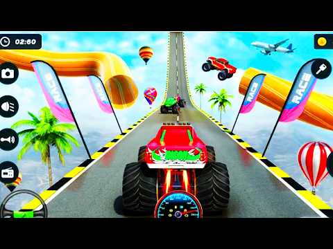 Juegos de Carros - Offroad Monster Truck Hill Race Cap. 20 - Autos Monster Recorren Pistas Geniales