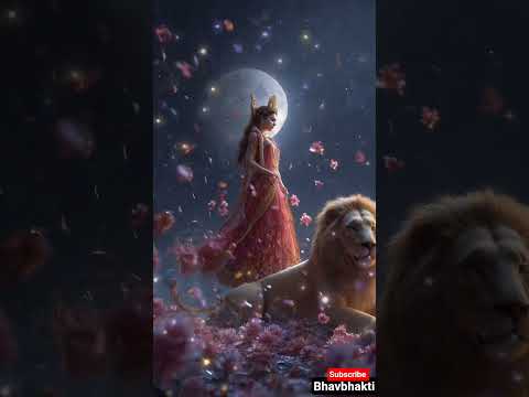 maa durga #bhajan #shorts #ytshorts #trending“रात का  तारों भरा आकाश, दुर्गा माता चंद्रमा की