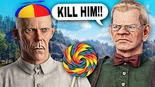YouTube thumbnail for gupp's video titled 'Professional Cowboy Larper CRASHES OUT on Red Dead RP'