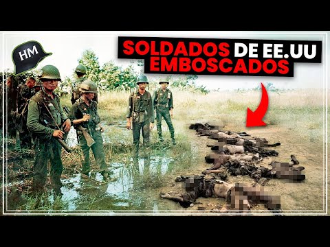 Soldados de EE.UU EMBOSCADOS y EJ3CUT4D0S por el Vietcong