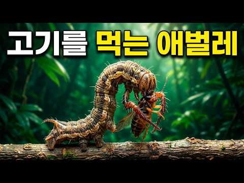 이 애벌레들이 육식을 하게 <strong>된</strong> 이유