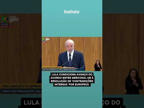 LULA SOBRE AVANÇO DO ACORDO MERCOSUL-UE: DEPENDE DOS EUROPEUS RESOLVEREM CONTRADIÇÕES INTERNAS