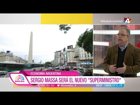 Buen Día - Economía Argentina: Sergio Massa será el nuevo Superministro