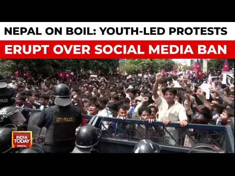 Gen Z Revolution: Nepal's Youth Protest Social Media Ban, Clashes Erupt in Kathmandu | India Today